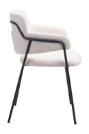 Shearling Style Dining Chairs (2) | OROA Modern Marcel | Oroatrade.com