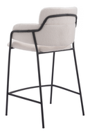 Shearling Style Counter Stools (2) | OROA Modern Marcel | Oroatrade.com