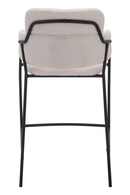 Shearling Style Counter Stools (2) | OROA Modern Marcel | Oroatrade.com