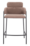 Shearling Style Counter Stools (2) | OROA Modern Marcel | Oroatrade.com