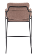 Shearling Style Counter Stools (2) | OROA Modern Marcel | Oroatrade.com