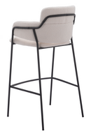 Shearling Style Bar Stools (2) | OROA Modern Marcel | Oroatrade.com