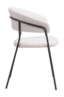 Cream Shearling Dining Chairs (2) | OROA Modern Josephine | Oroatrade.com