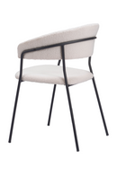 Cream Shearling Dining Chairs (2) | OROA Modern Josephine | Oroatrade.com