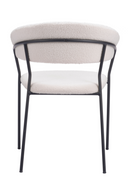 Cream Shearling Dining Chairs (2) | OROA Modern Josephine | Oroatrade.com