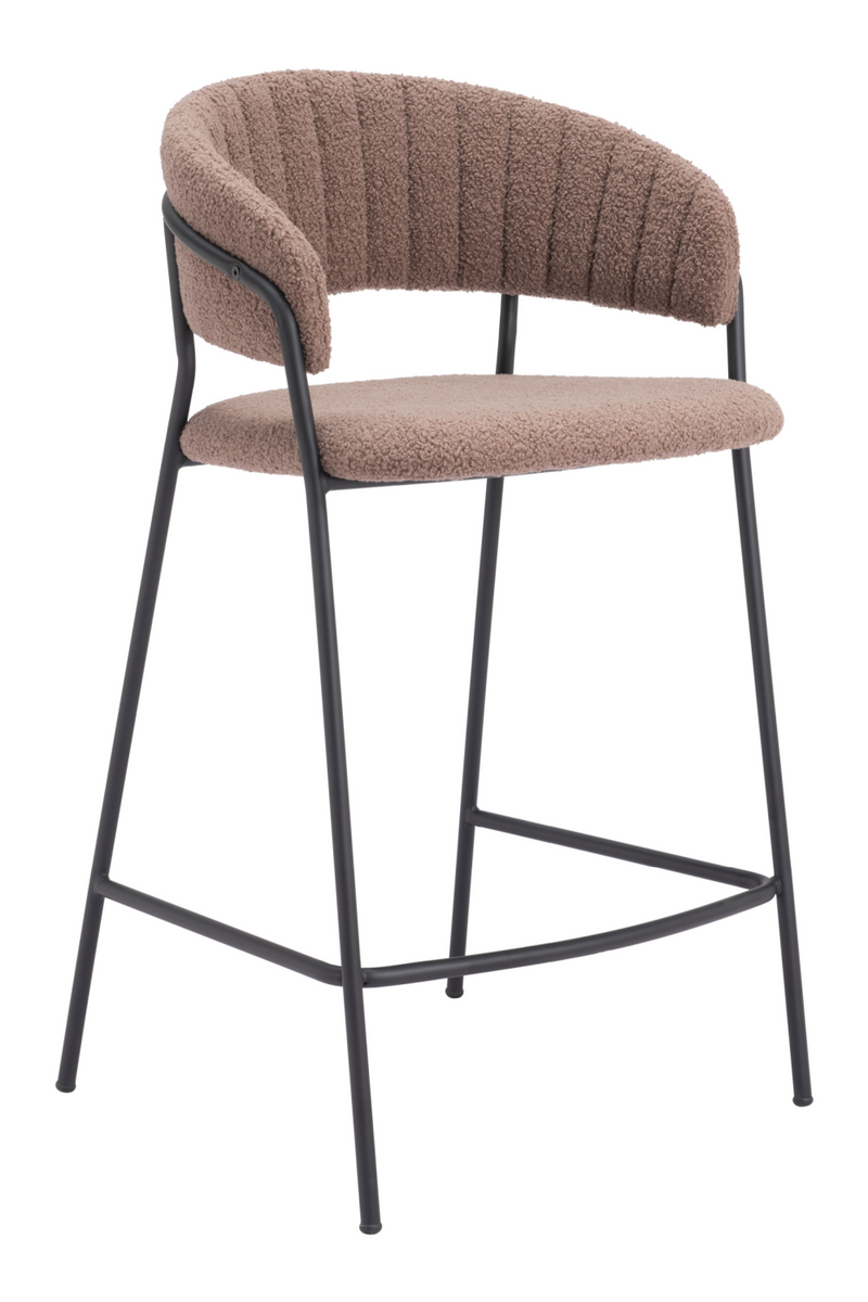 Curved-Back Counter Stools (2) | OROA Modern Josephine | Oroatrade.com