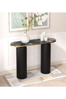Black Marble Console Table | OROA Modern Luxor | Oroatrade.com