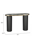 Black Marble Console Table | OROA Modern Luxor | Oroatrade.com