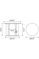 Black Marble Coffee Table | OROA Modern Pemba | Oroatrade.com