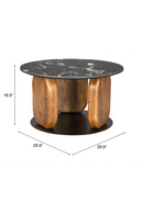 Black Marble Coffee Table | OROA Modern Pemba | Oroatrade.com