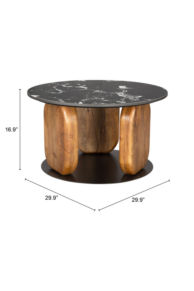 Black Marble Coffee Table | OROA Modern Pemba | Oroatrade.com
