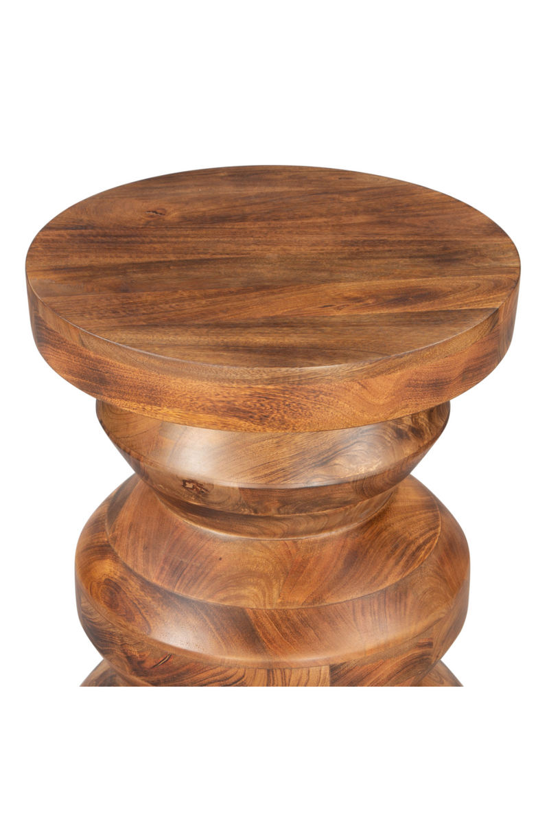 Lacquered Acacia Side Table | OROA Modern Kerala | Oroatrade.com