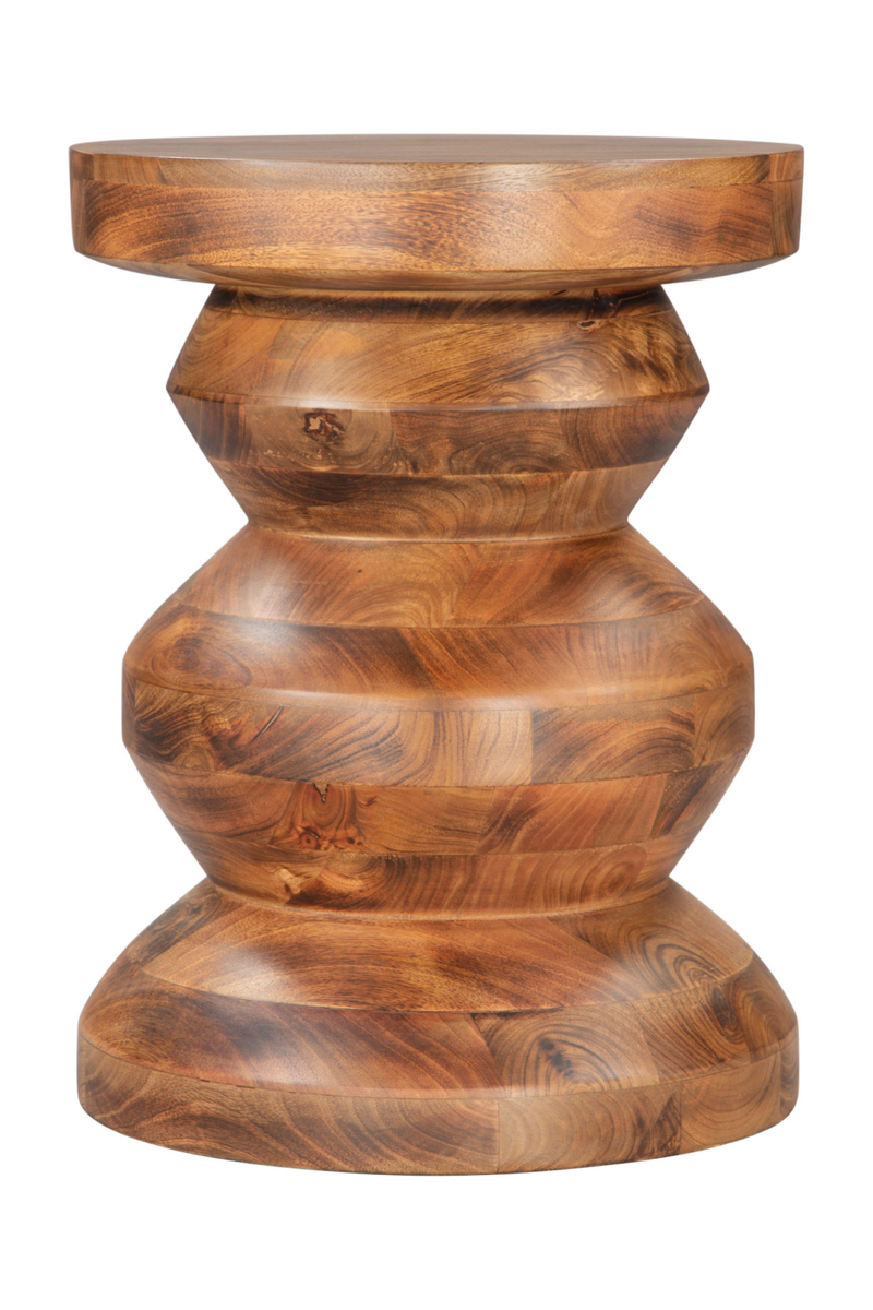 Lacquered Acacia Side Table | OROA Modern Kerala | Oroatrade.com