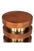 Acacia Wood Walnut Side Table | OROA Modern Marigot | Oroatrade.com