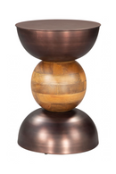 Stacked Bronze Side Table | OROA Modern Tripoli