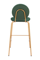 Green Velvet Bar Stools (2) | OROA Modern Odessa | Oroatrade.com
