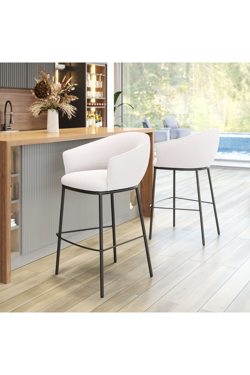 Teddy Fabric Bar Stool | OROA Modern Essen | Oroatrade.com