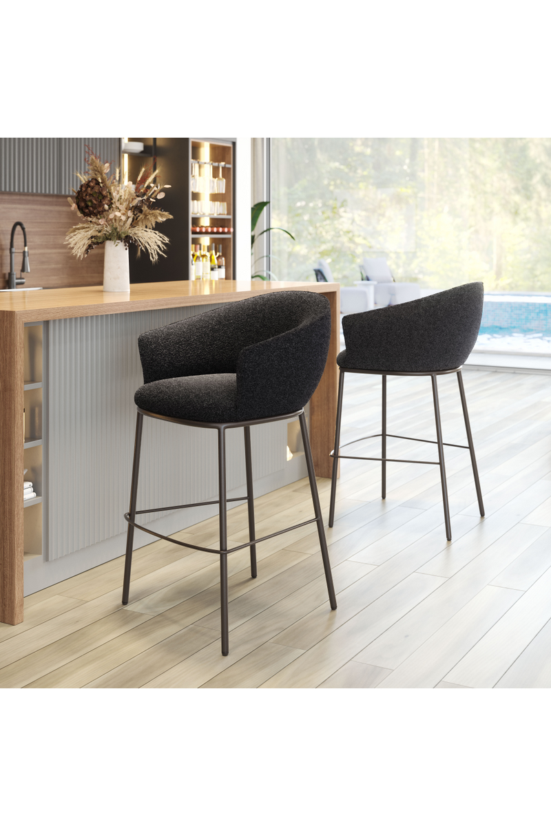 Teddy Fabric Bar Stool | OROA Modern Essen | Oroatrade.com