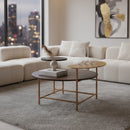 Multicolored Wooden Coffee Table | OROA Modern Viken
