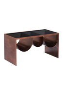 Rectangular Black Glass Coffee Table | OROA Modern Aveiro | Oroatarde.com