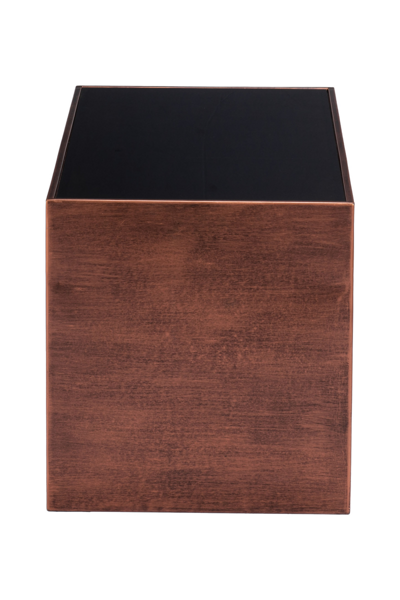 Rectangular Black Glass Coffee Table | OROA Modern Aveiro | Oroatarde.com