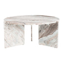 Round Marble Coffee Table | OROA Modern Lancaster