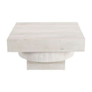 Whitewashed Mango Wood Coffee Table | OROA Modern Trani
