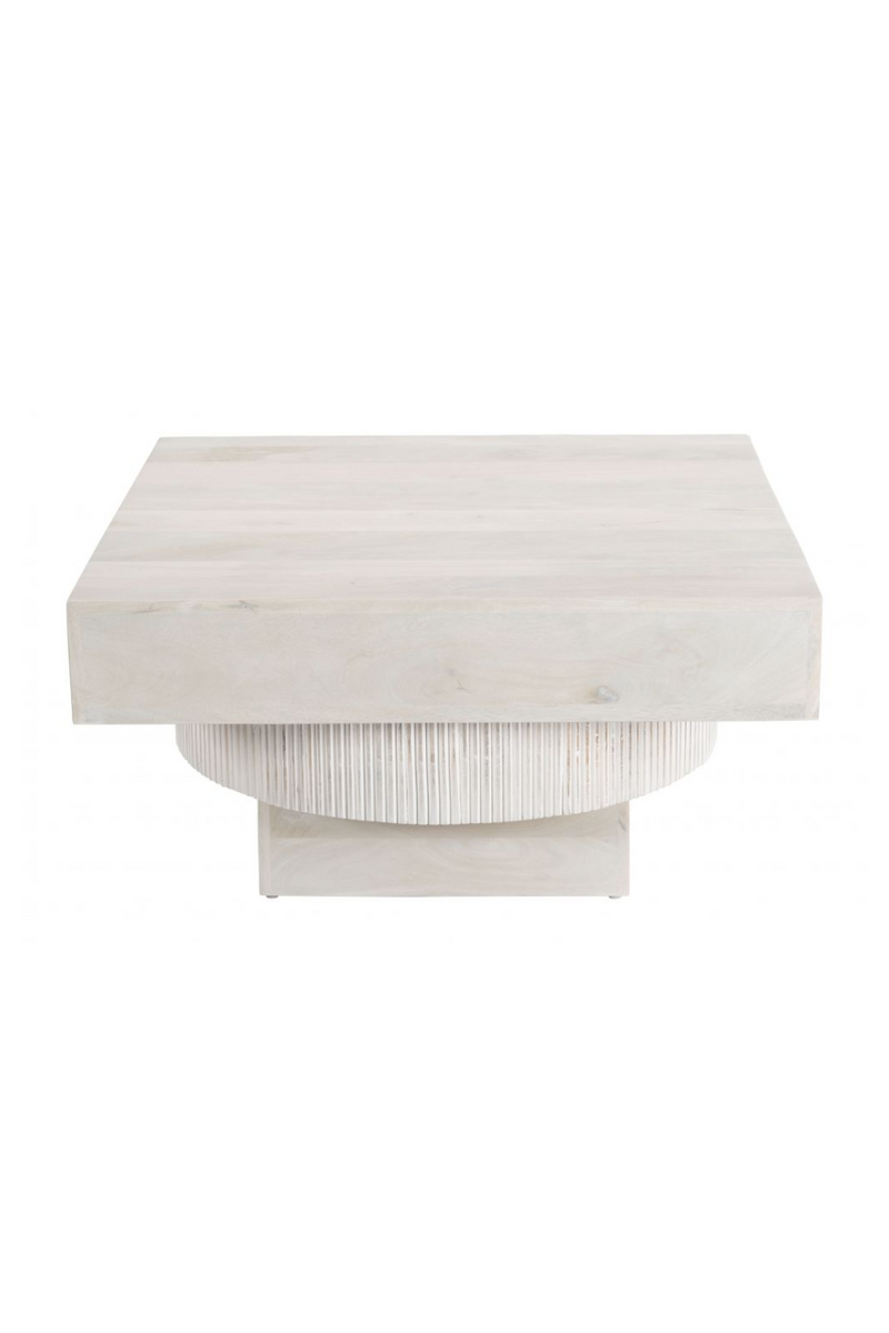 Whitewashed Mango Wood Coffee Table | OROA Modern Trani | Oroatrade.com