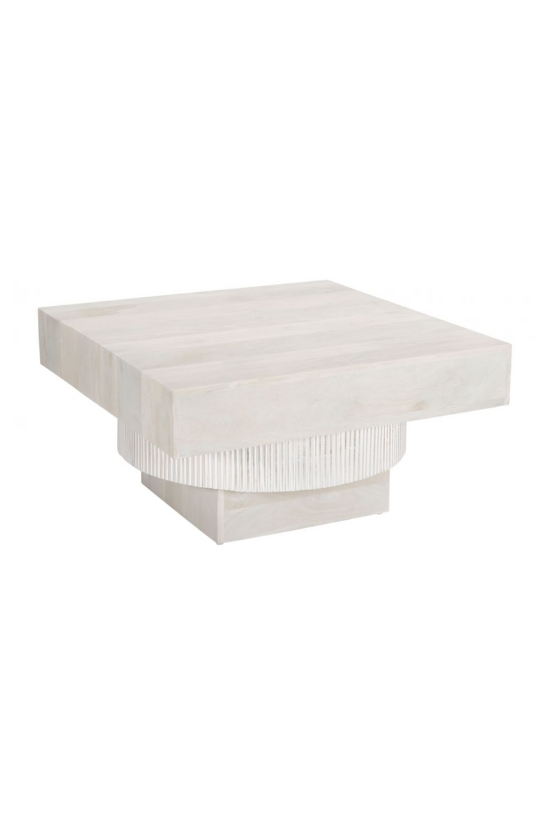 Whitewashed Mango Wood Coffee Table | OROA Modern Trani | Oroatrade.com