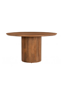 Round Mango Wood Dining Table | OROA Modern Izola | Oroatrade.com