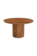 Round Mango Wood Dining Table | OROA Modern Izola | Oroatrade.com
