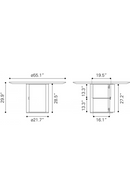 Round Mango Wood Dining Table | OROA Modern Izola | Oroatrade.com