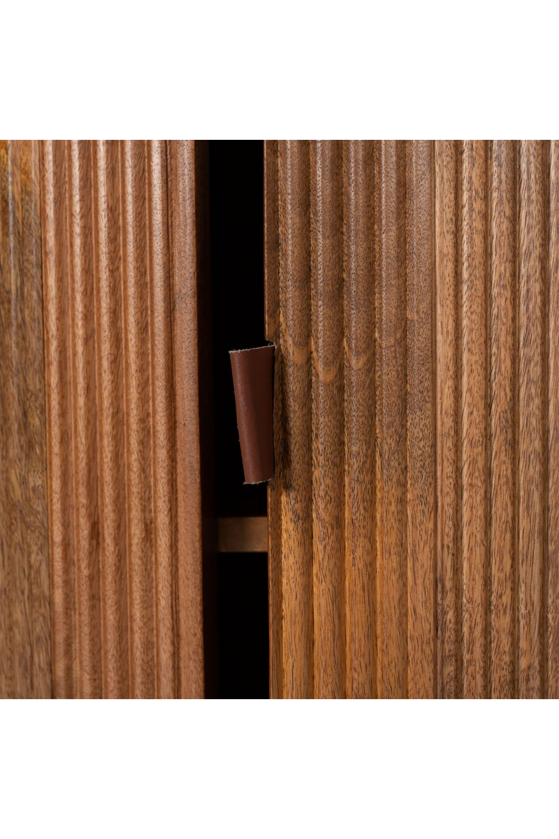 Round Mango Wood Dining Table | OROA Modern Izola | Oroatrade.com