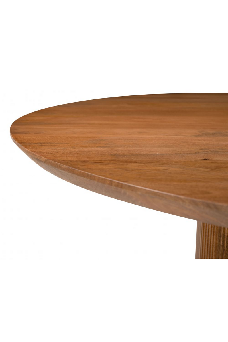 Round Mango Wood Dining Table | OROA Modern Izola | Oroatrade.com
