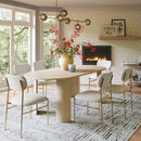 White-washed Acacia Dining Table | OROA Modern Risan | Oroatrade.com