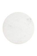 White Marble Round Side Table | OROA Modern Mazara | Oroatrade.com