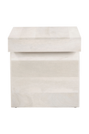 Whitewashed Mango Wood Side Table | OROA Modern Kiel | Oroatrade.com