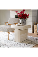 Whitewashed Mango Wood Side Table | OROA Modern Kiel | Oroatrade.com