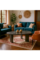 Organic-Shaped Marble Coffee Table | OROA Modern Aberdeen | Oroatrade.com