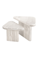 Whitewashed Acacia Coffee Table Set | OROA Modern Navidic | Oroatrade.com