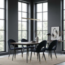 Velvet Dining Chairs (2) | OROA Modern Menlo | Oroatrade.com