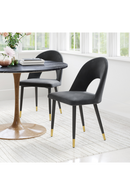 Velvet Dining Chairs (2) | OROA Modern Menlo | Oroatrade.com