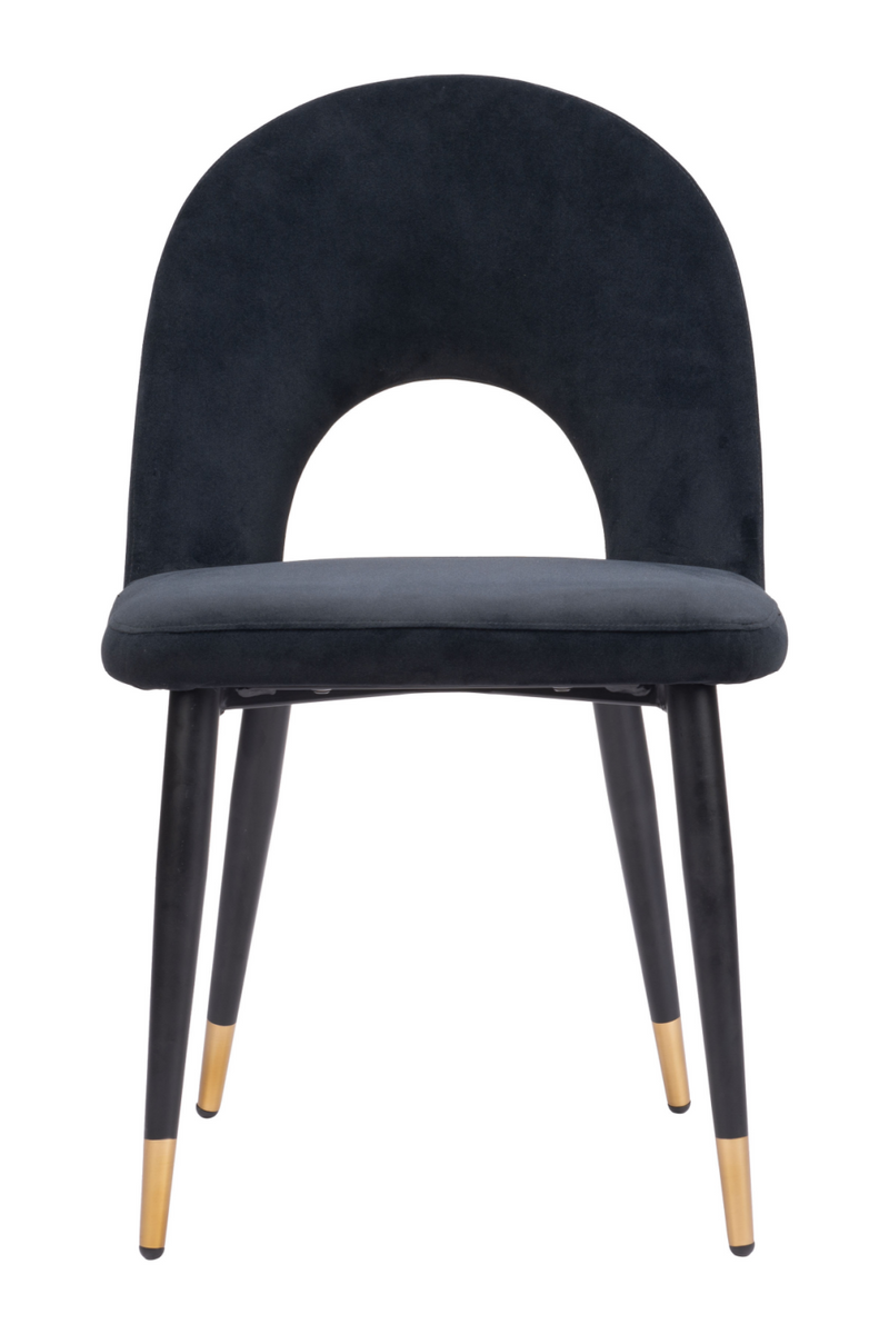 Velvet Dining Chairs (2) | OROA Modern Menlo | Oroatrade.com