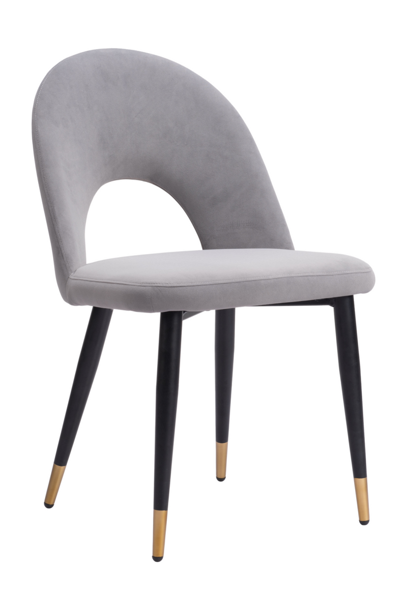 Velvet Dining Chairs (2) | OROA Modern Menlo | Oroatrade.com