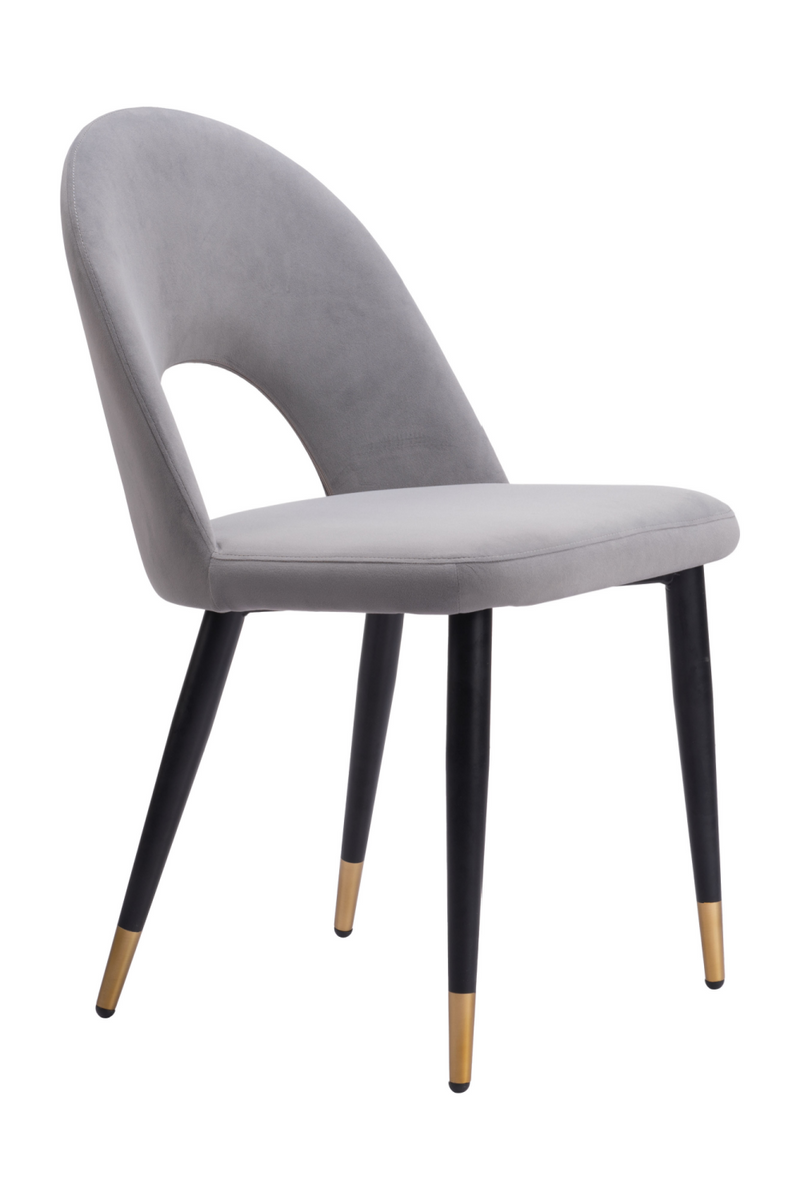 Velvet Dining Chairs (2) | OROA Modern Menlo | Oroatrade.com