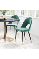 Velvet Dining Chairs (2) | OROA Modern Menlo | Oroatrade.com