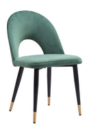 Velvet Dining Chairs (2) | OROA Modern Menlo | Oroatrade.com