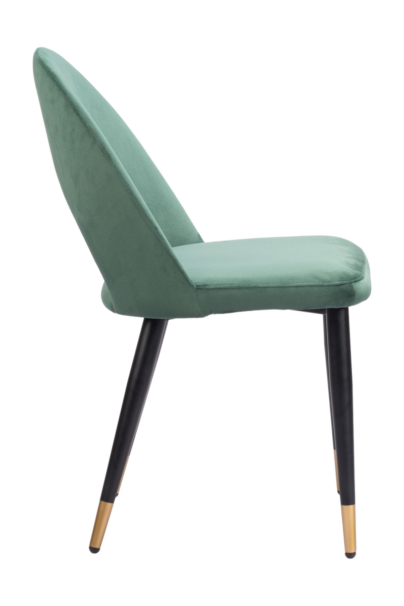 Velvet Dining Chairs (2) | OROA Modern Menlo | Oroatrade.com