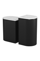 White Marble Side Table Set | OROA Modern Ormara | Oroatrade.com