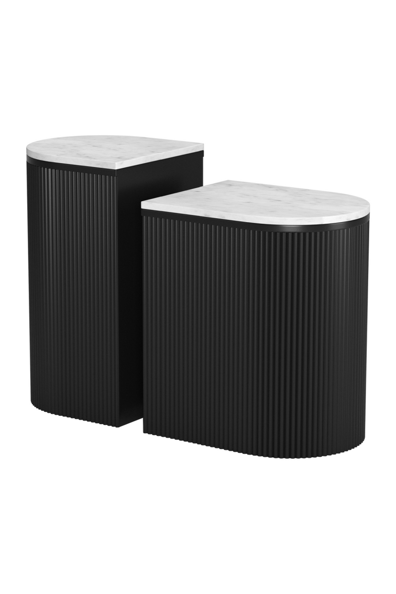 White Marble Side Table Set | OROA Modern Ormara | Oroatrade.com